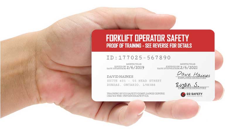 Go Safety Compliance Centre Forklift Operator Safety